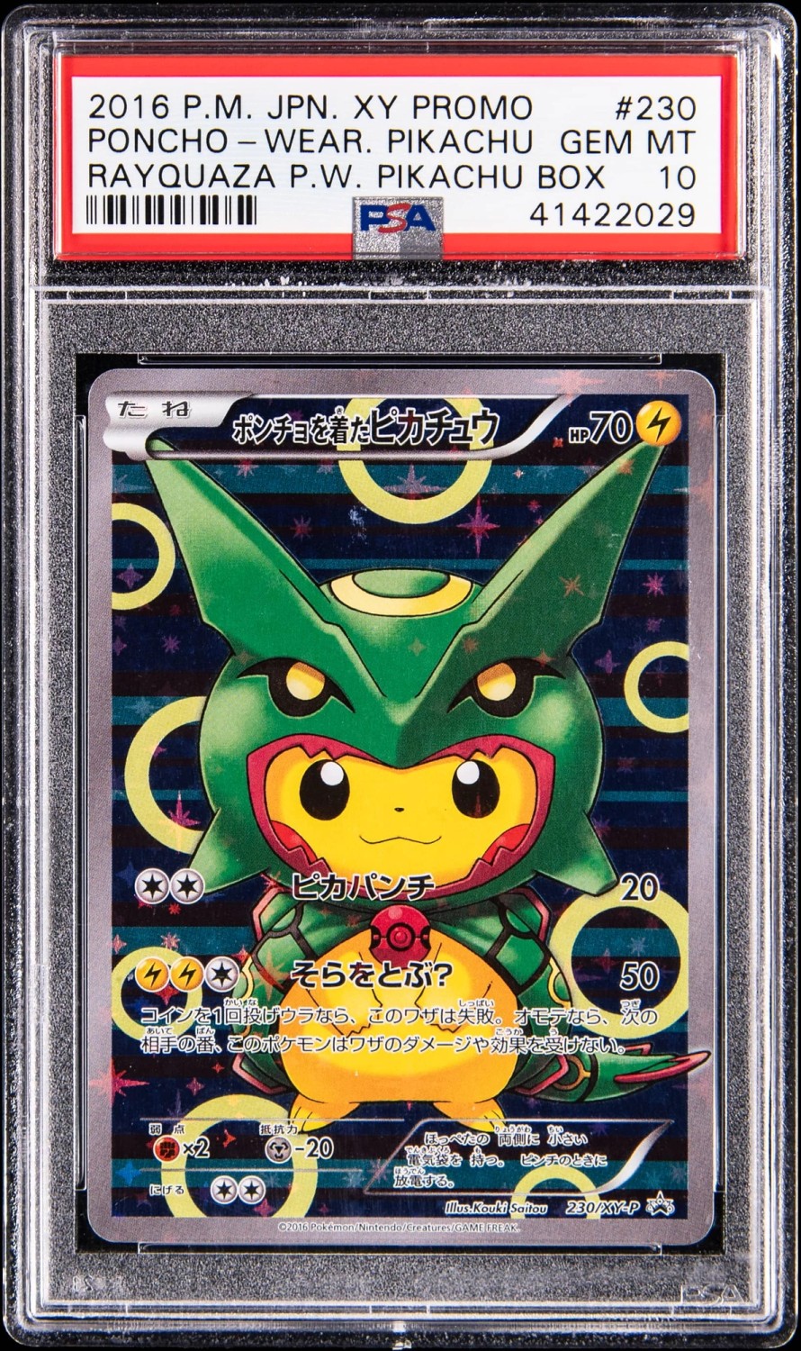 Poncho-Wearing Pikachu