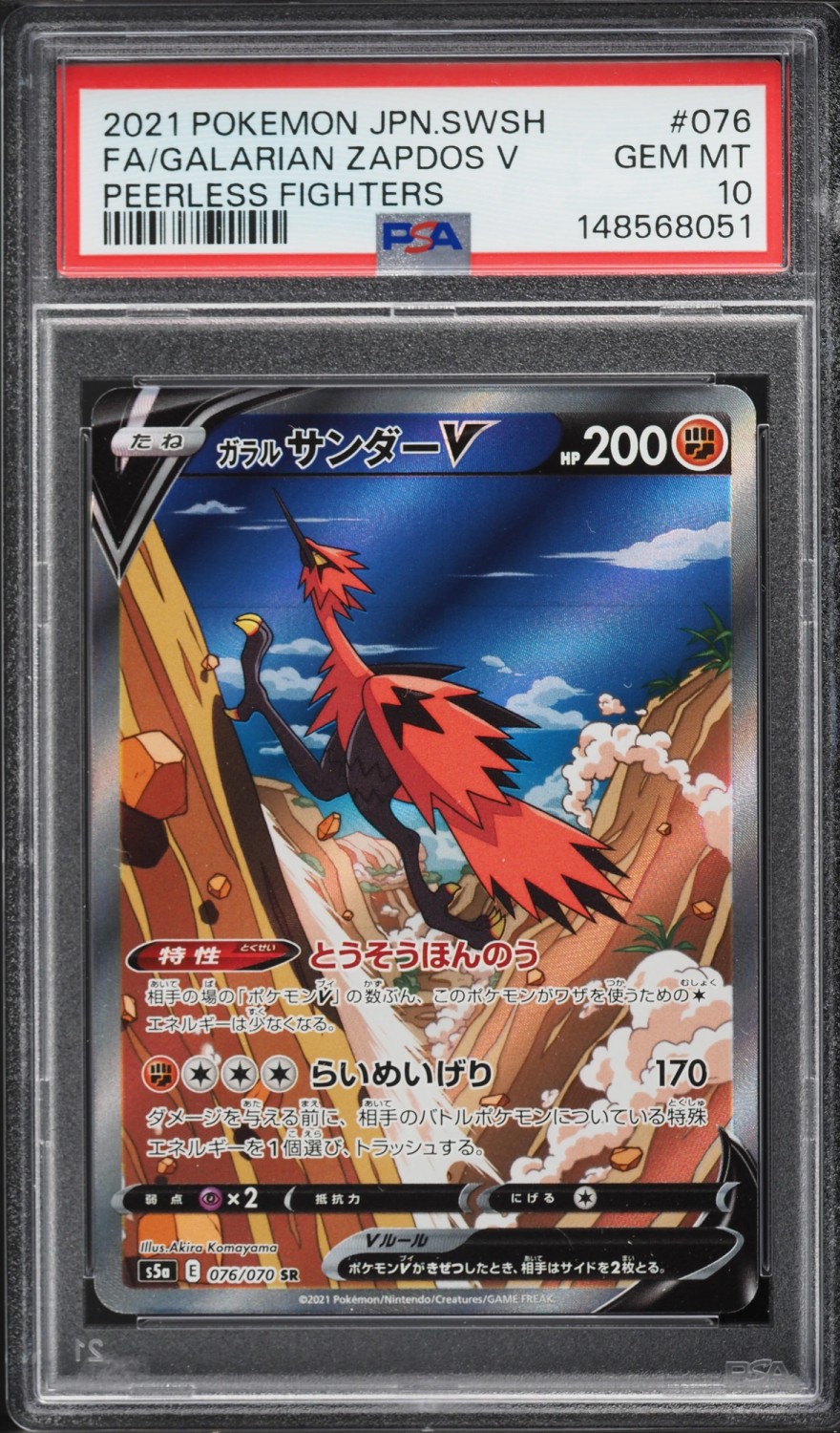 Galarian Zapdos V