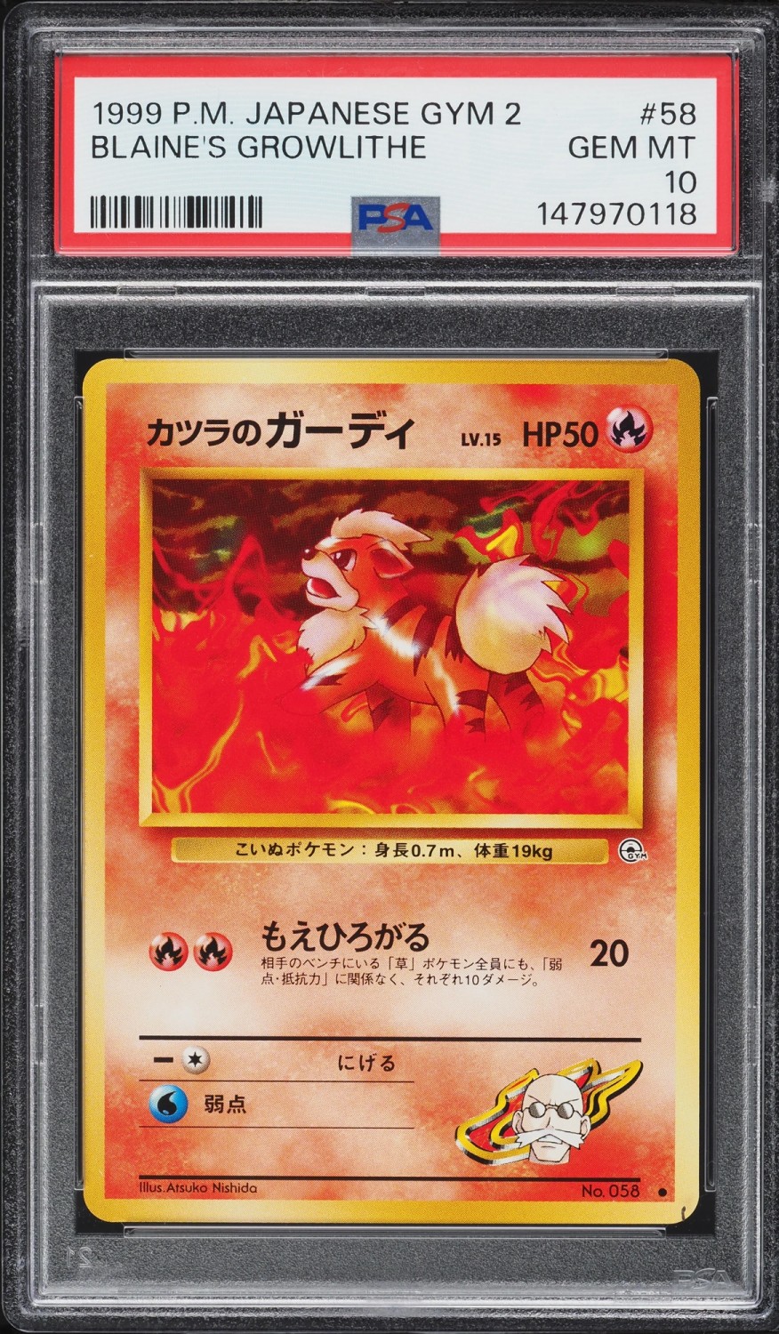 Blaine's Growlithe