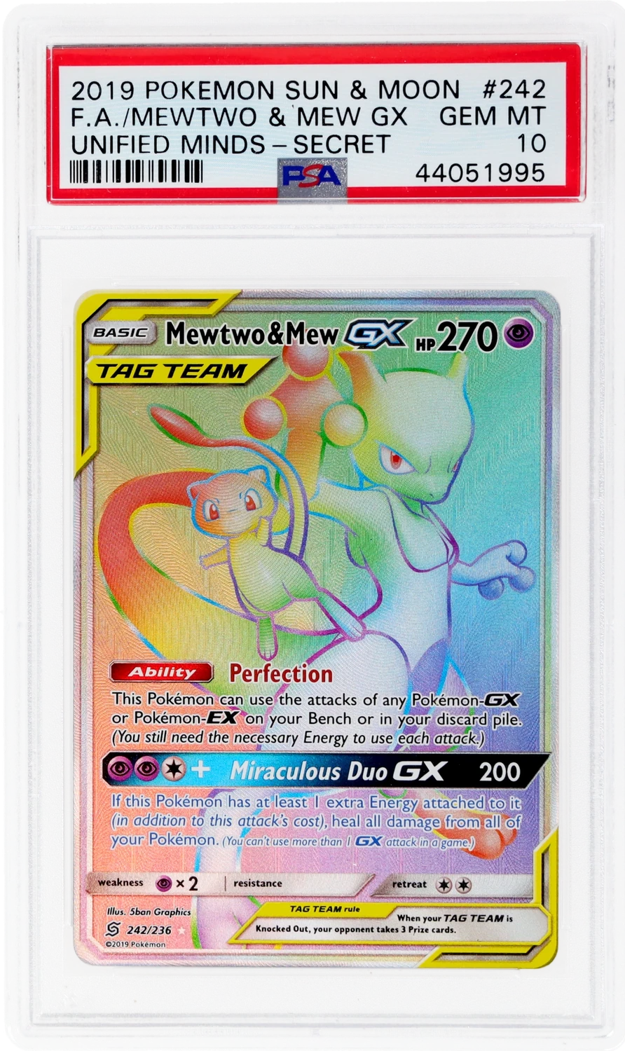 Mewtwo & Mew GX