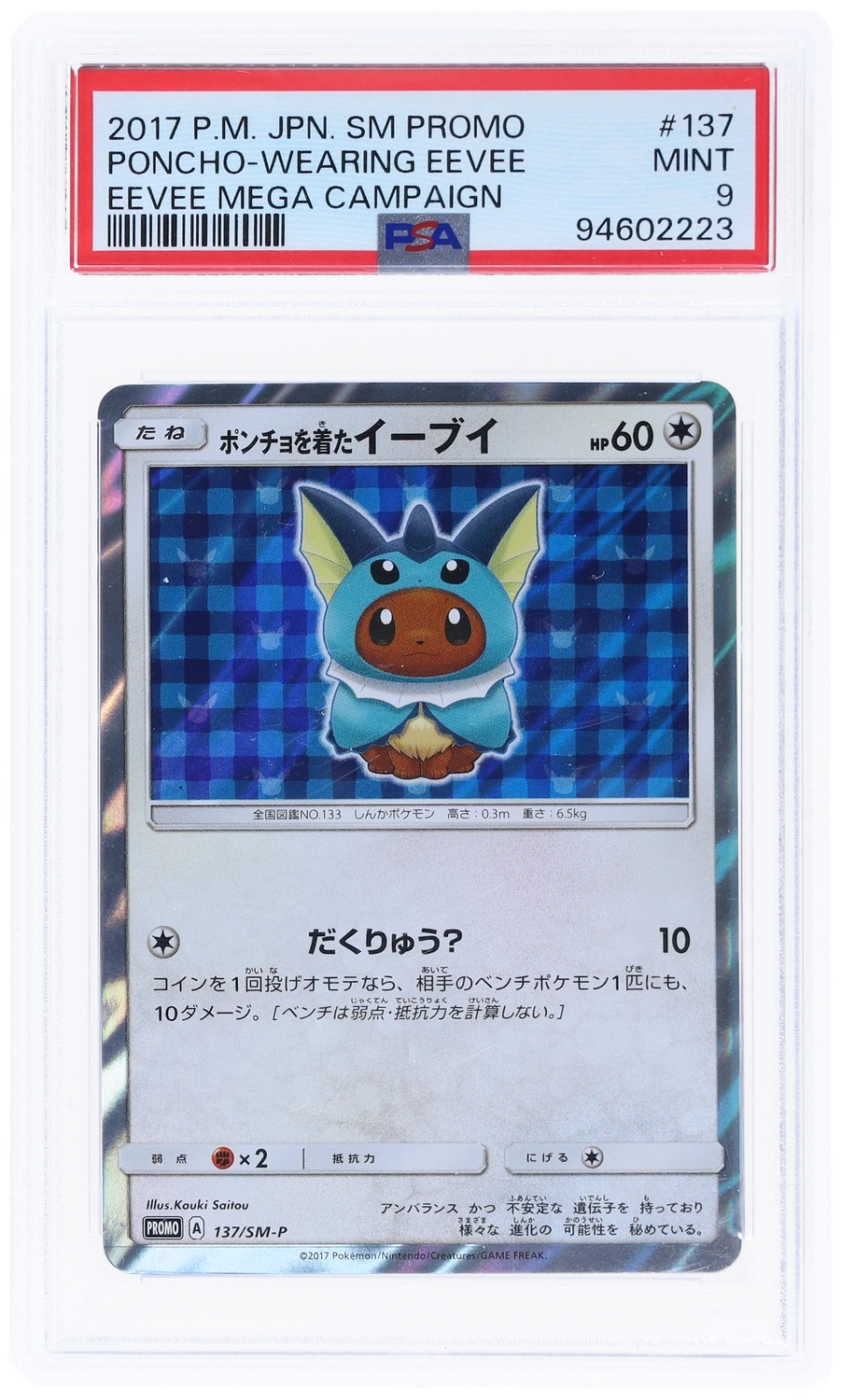 Poncho-wearing Eevee