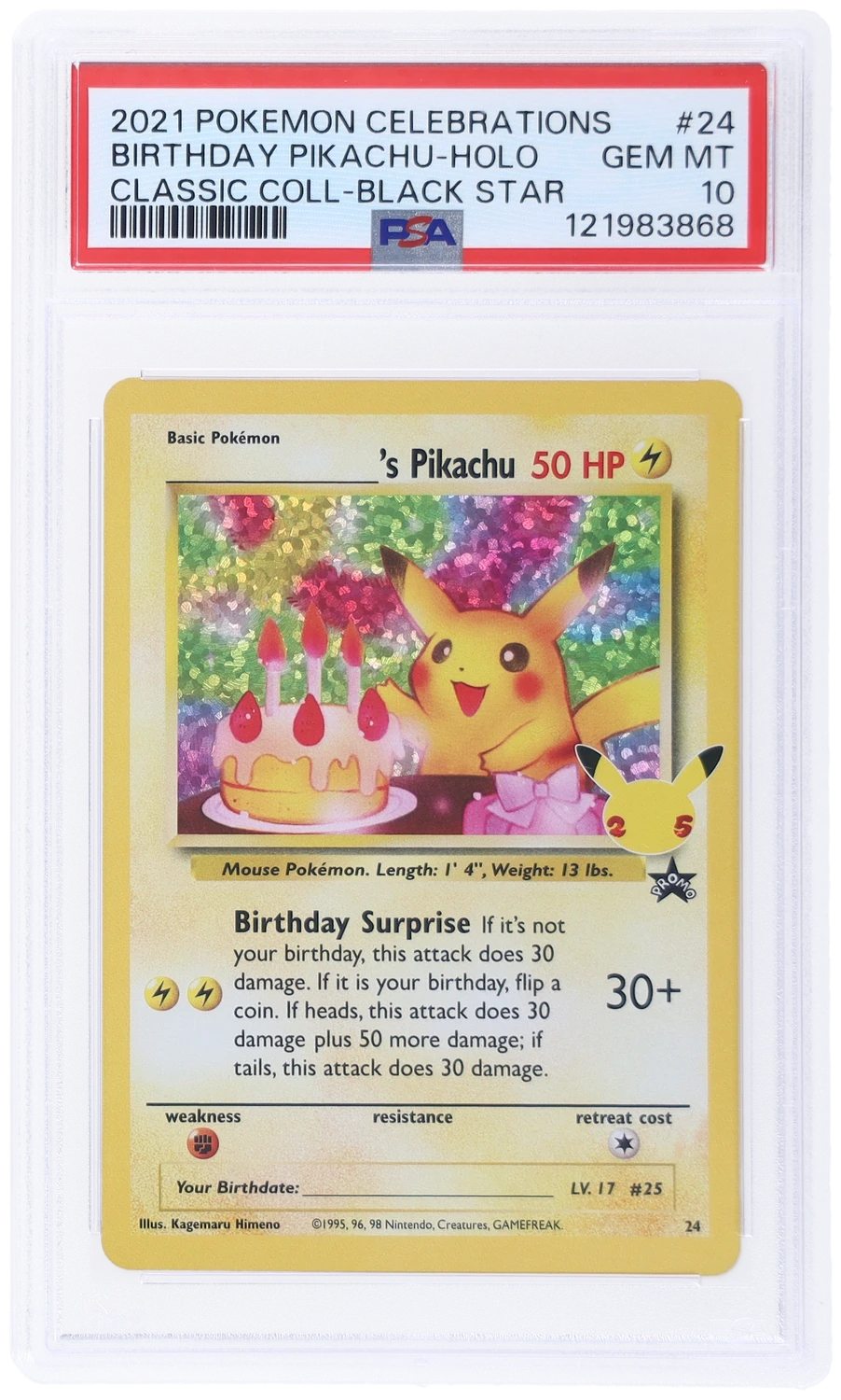 Birthday Pikachu