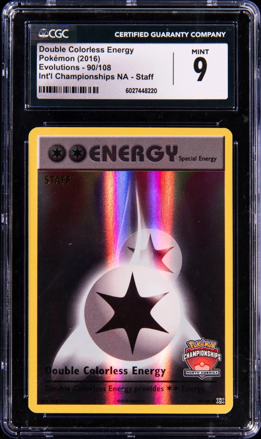 Double Colorless Energy