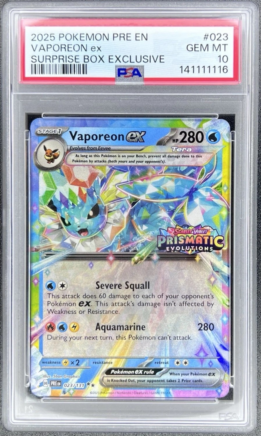 VAPOREON ex