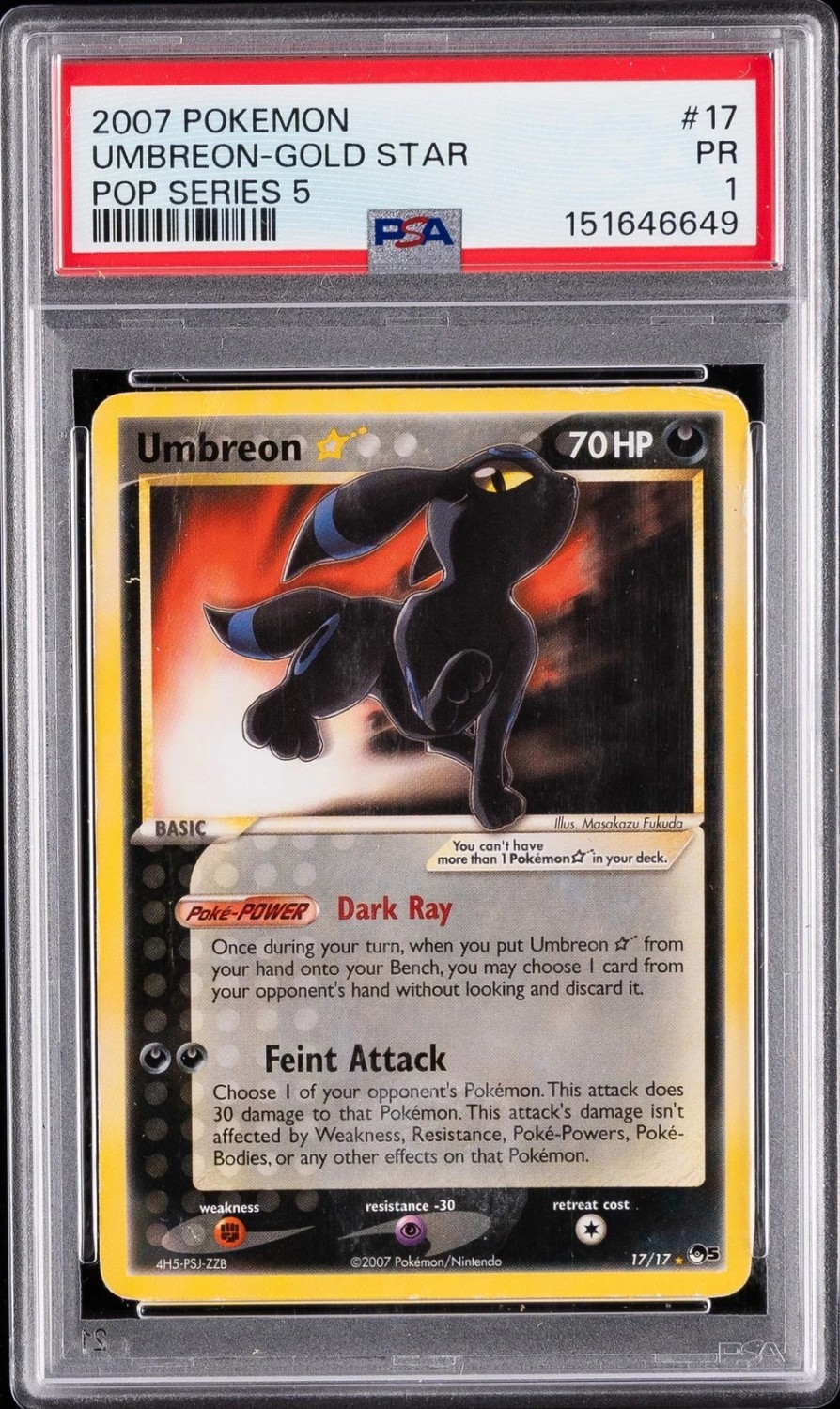UMBREON-GOLD STAR