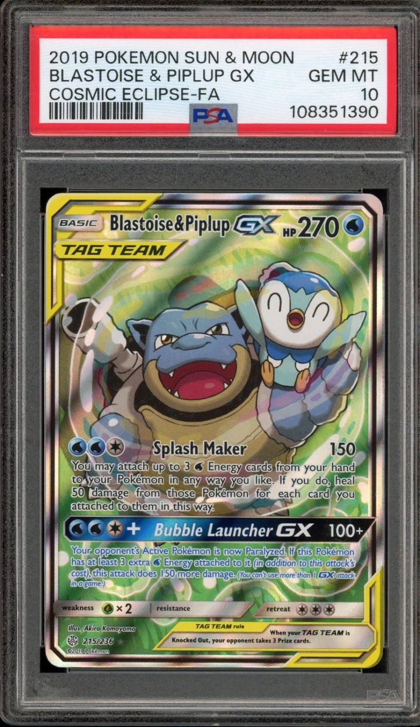 Blastoise & Piplup GX
