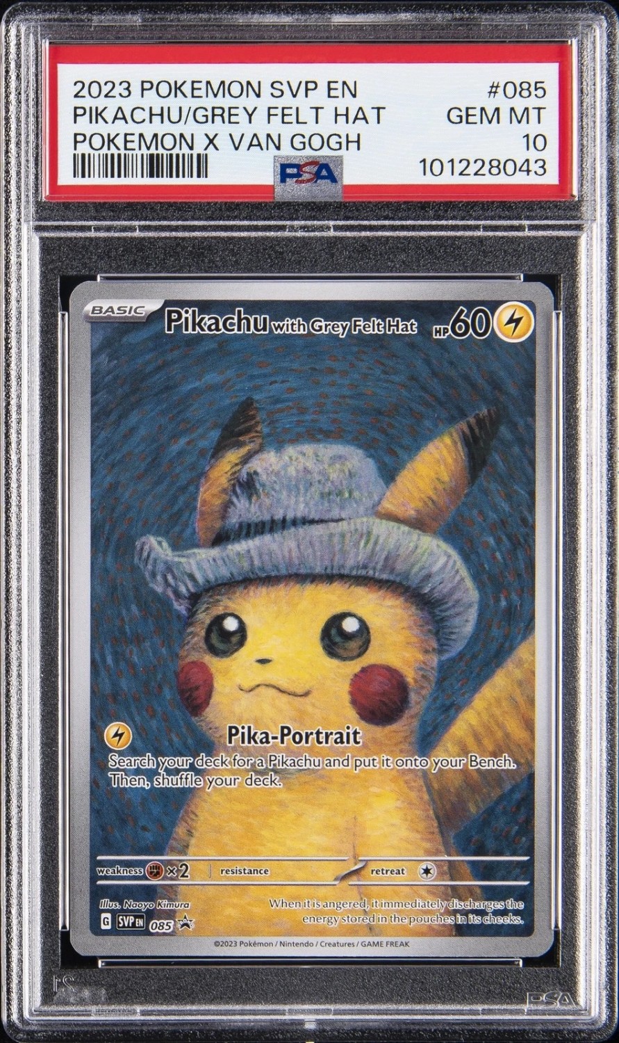 Pikachu/Grey Felt Hat