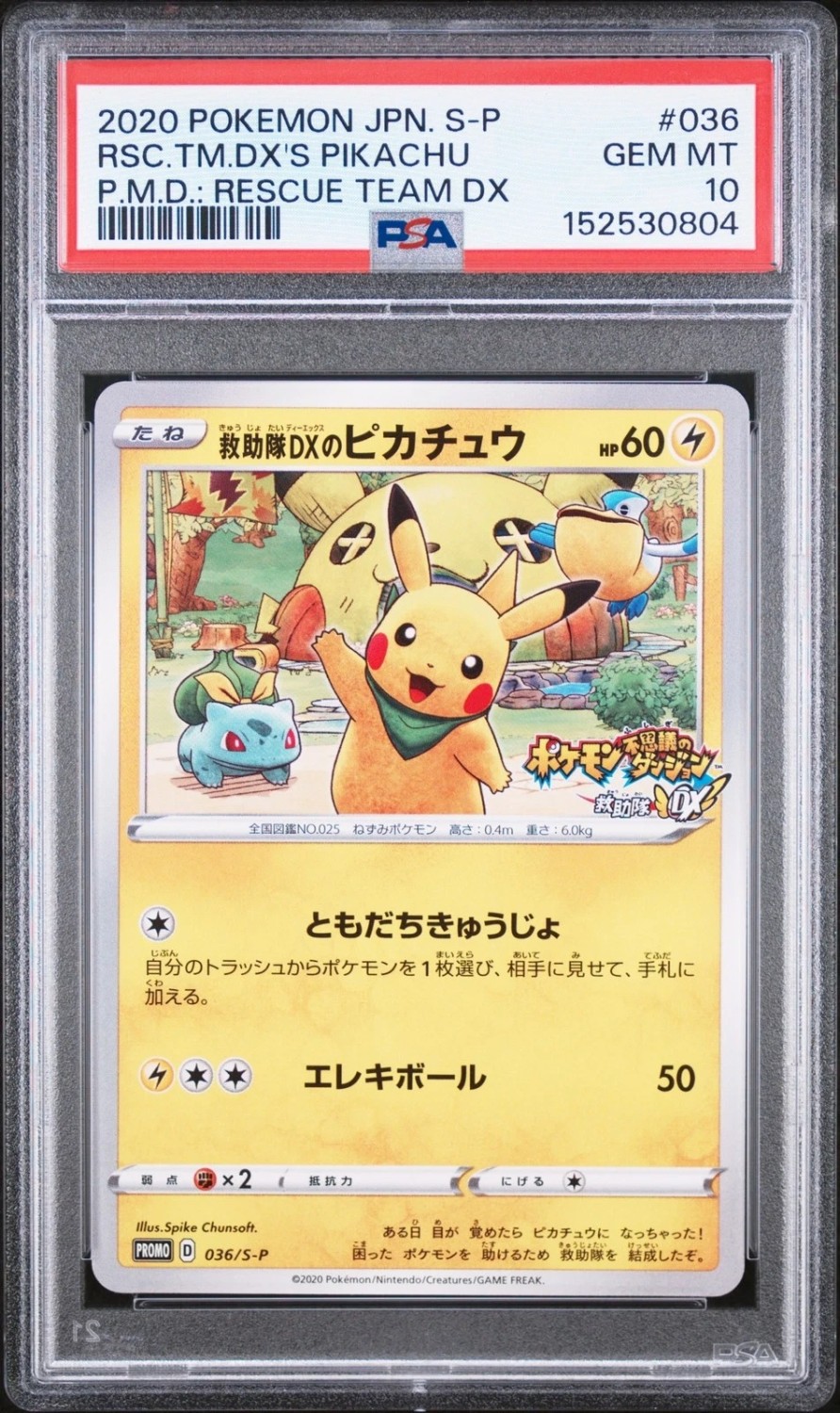 Rescue Team Dx's Pikachu