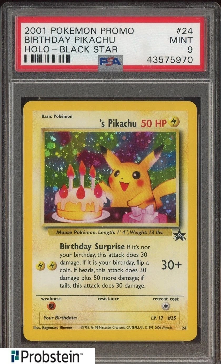 BIRTHDAY PIKACHU