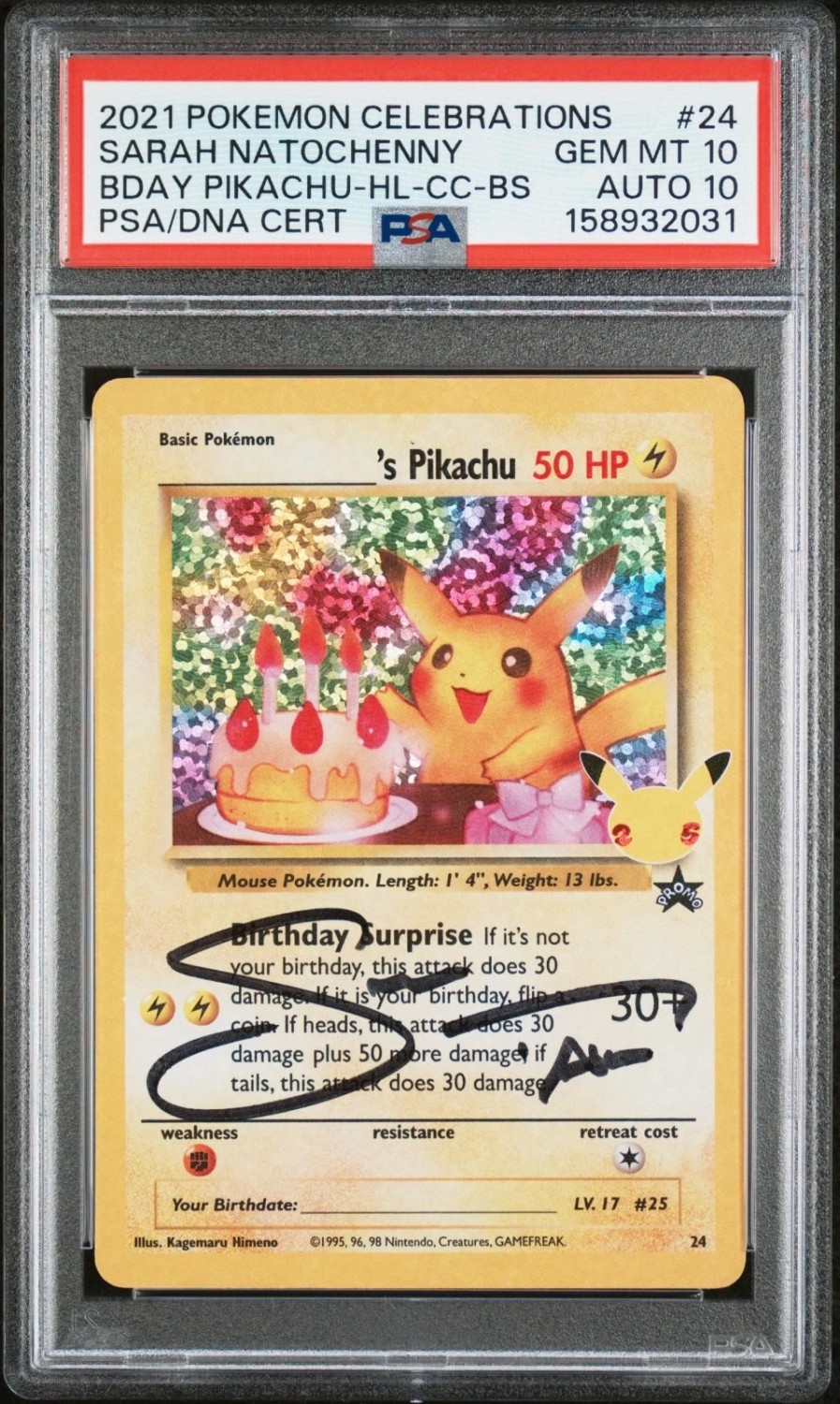 Birthday Pikachu
