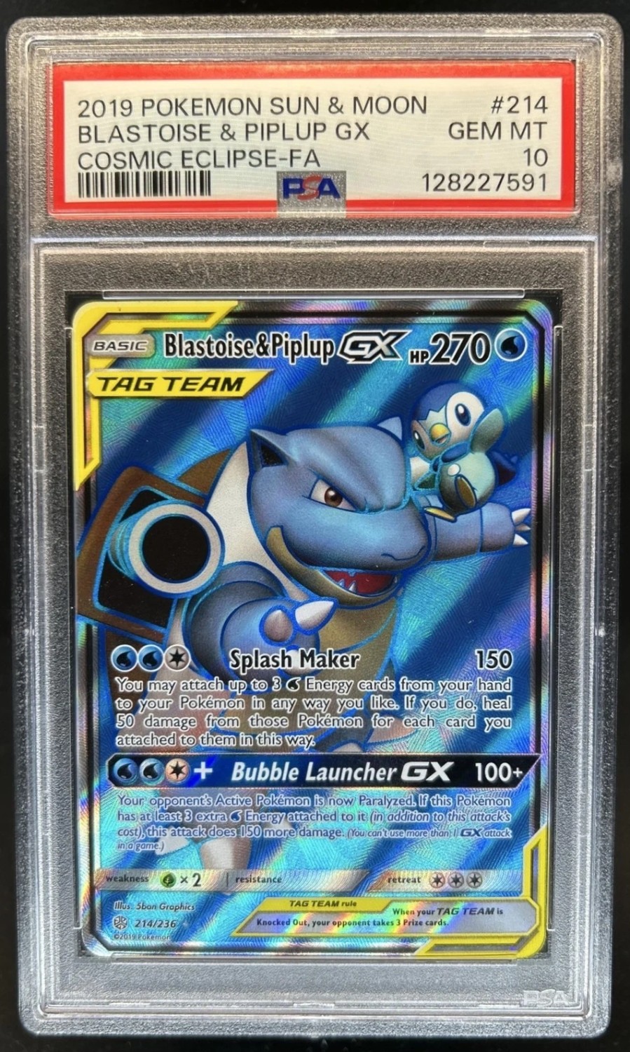 Blastoise & Piplup GX