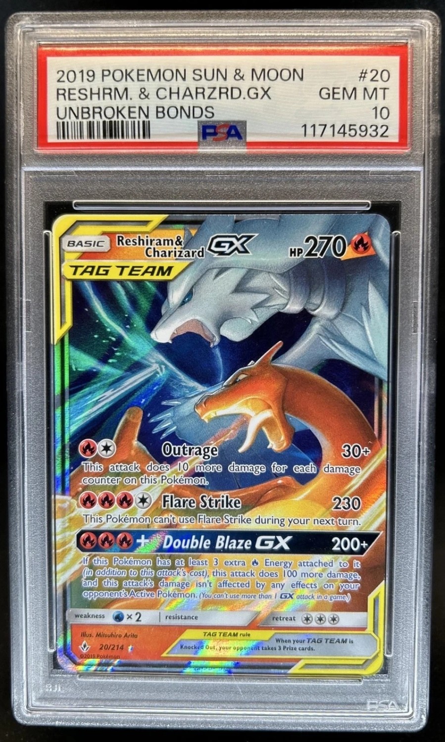 Reshiram & Charizard GX