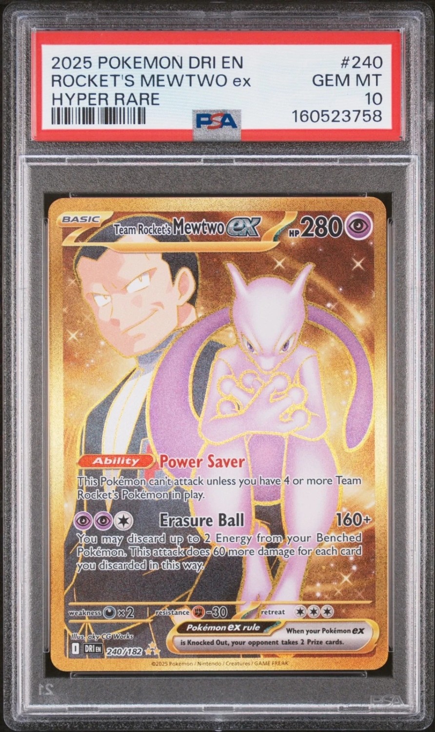ROCKET'S MEWTWO ex
