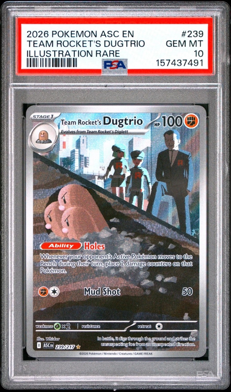 Team Rocket's Dugtrio