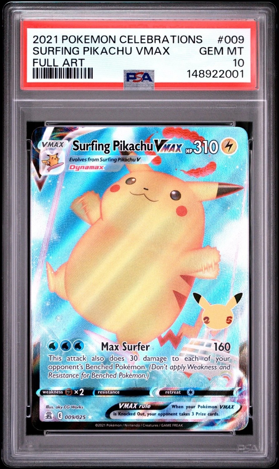 Surfing Pikachu VMAX