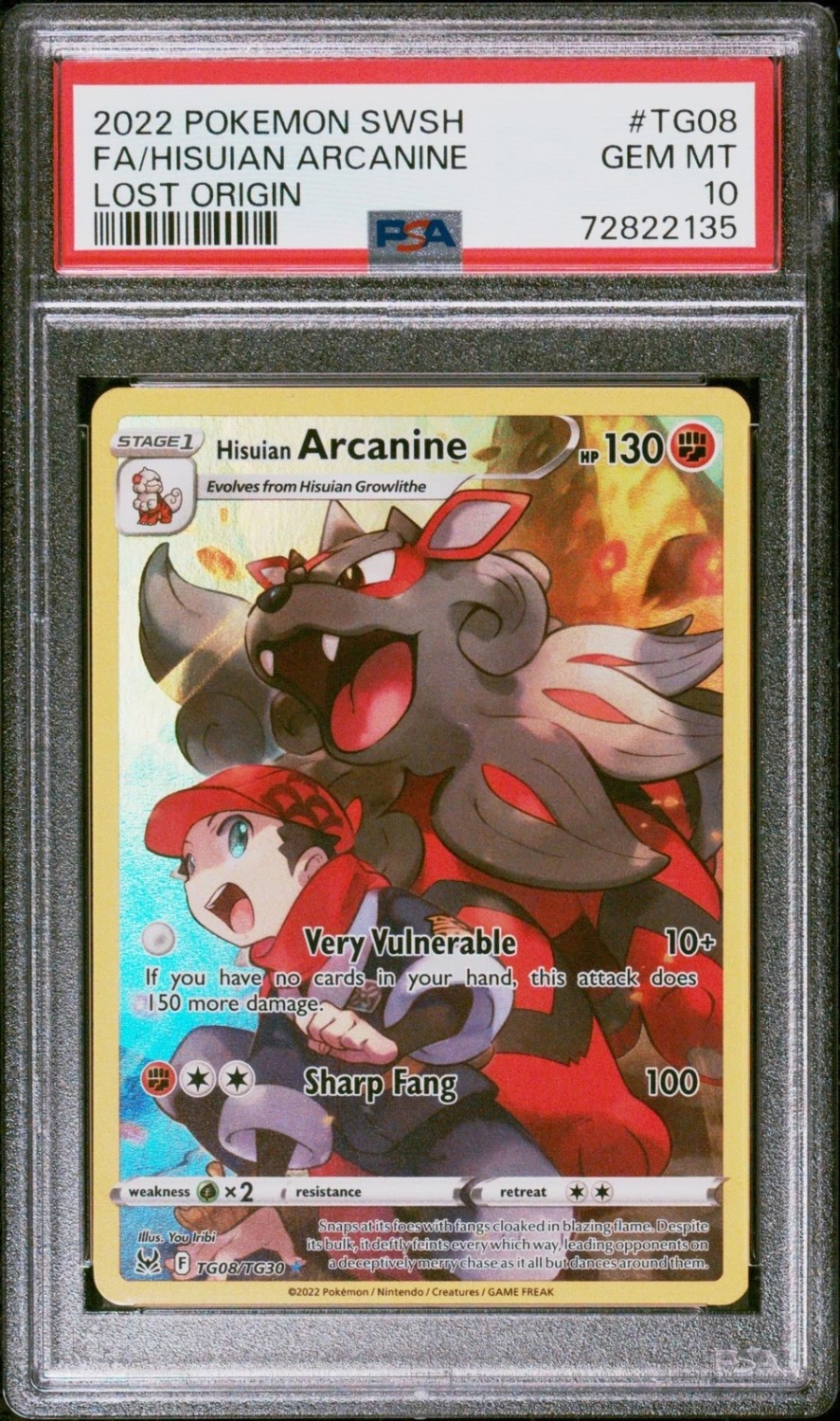 Hisuian Arcanine