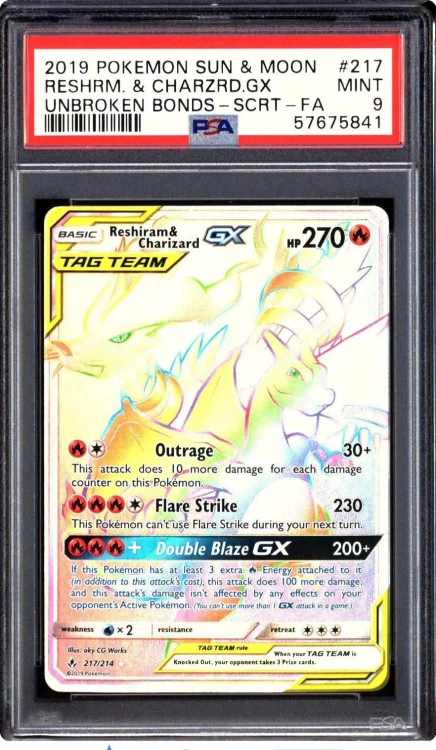 Reshiram & Charizard GX