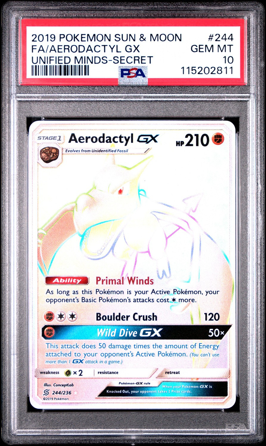 Aerodactyl GX