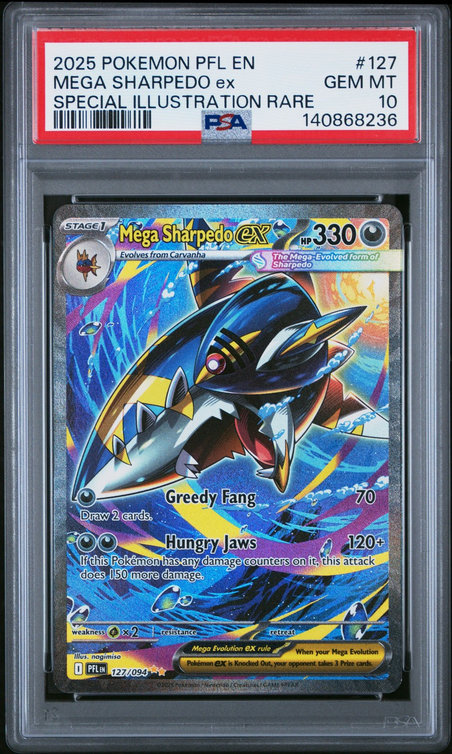 MEGA SHARPEDO ex