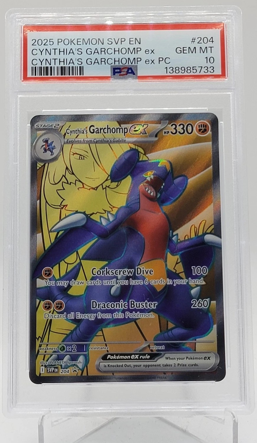 CYNTHIA'S GARCHOMP ex