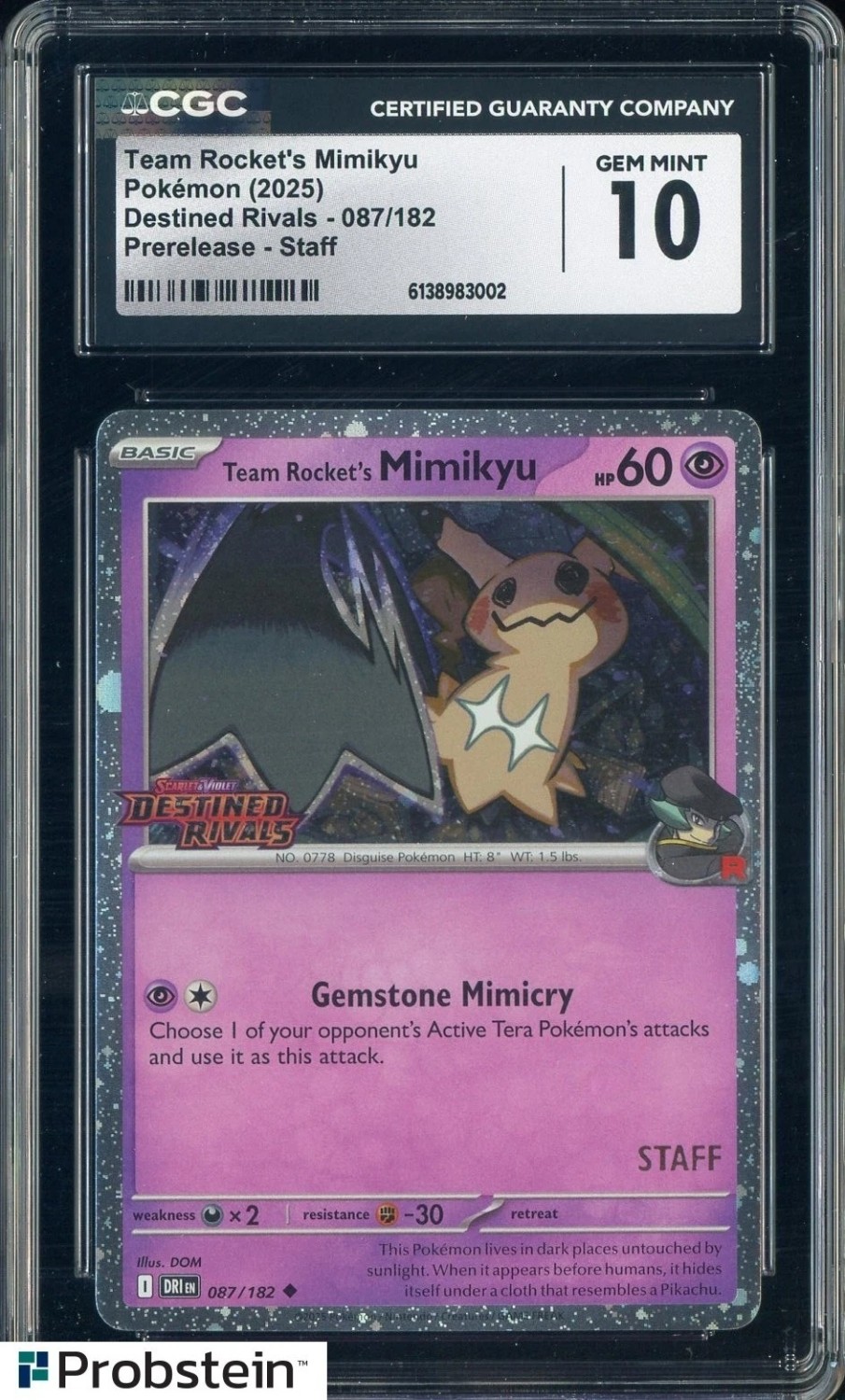 TEAM ROCKET'S MIMIKYU