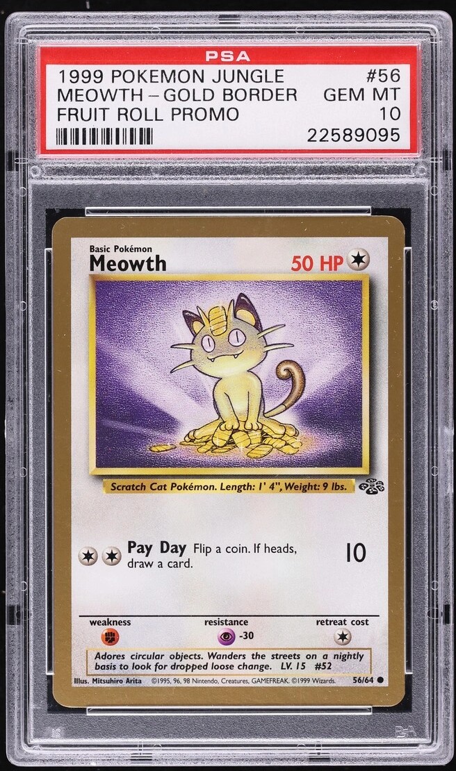 Meowth-Gold Border