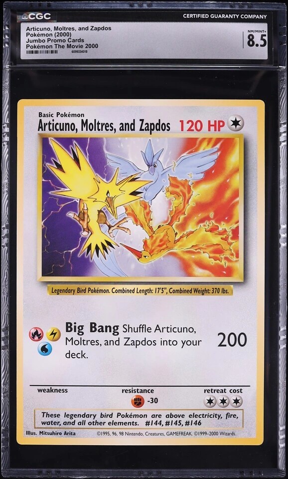 Articuno, Moltres, and Zapdos