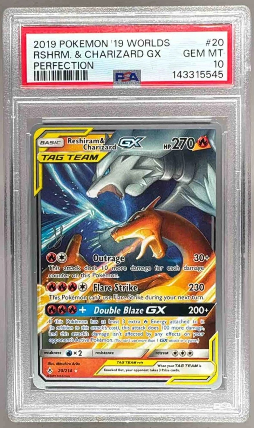 Reshiram & Charizard GX
