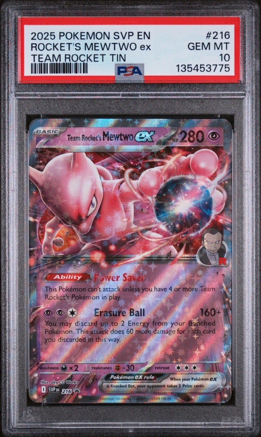 ROCKET'S MEWTWO ex