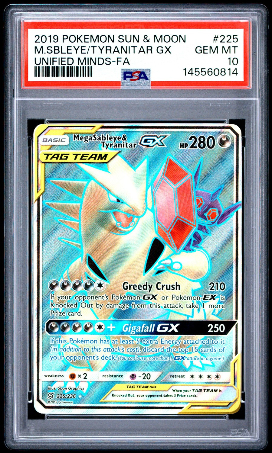 Mega Sableye & Tyranitar GX