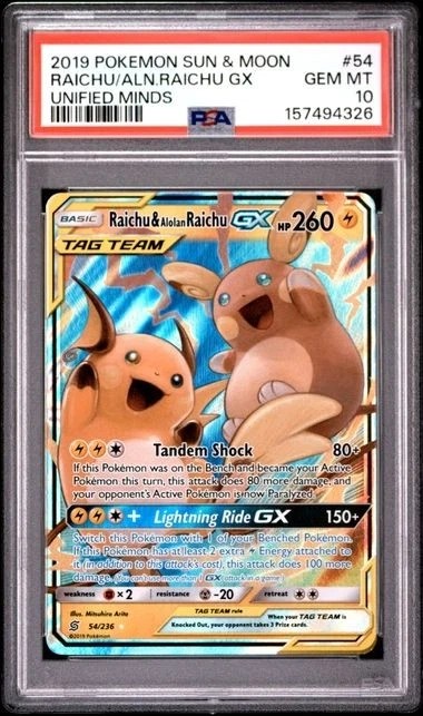 Raichu & Alolan Raichu GX