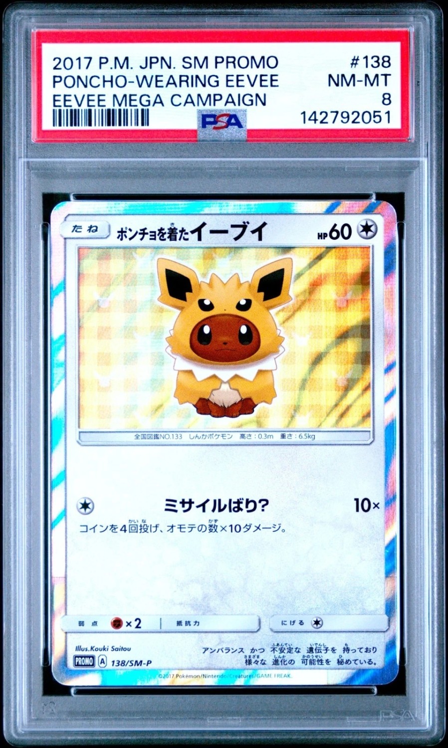 Poncho-wearing Eevee