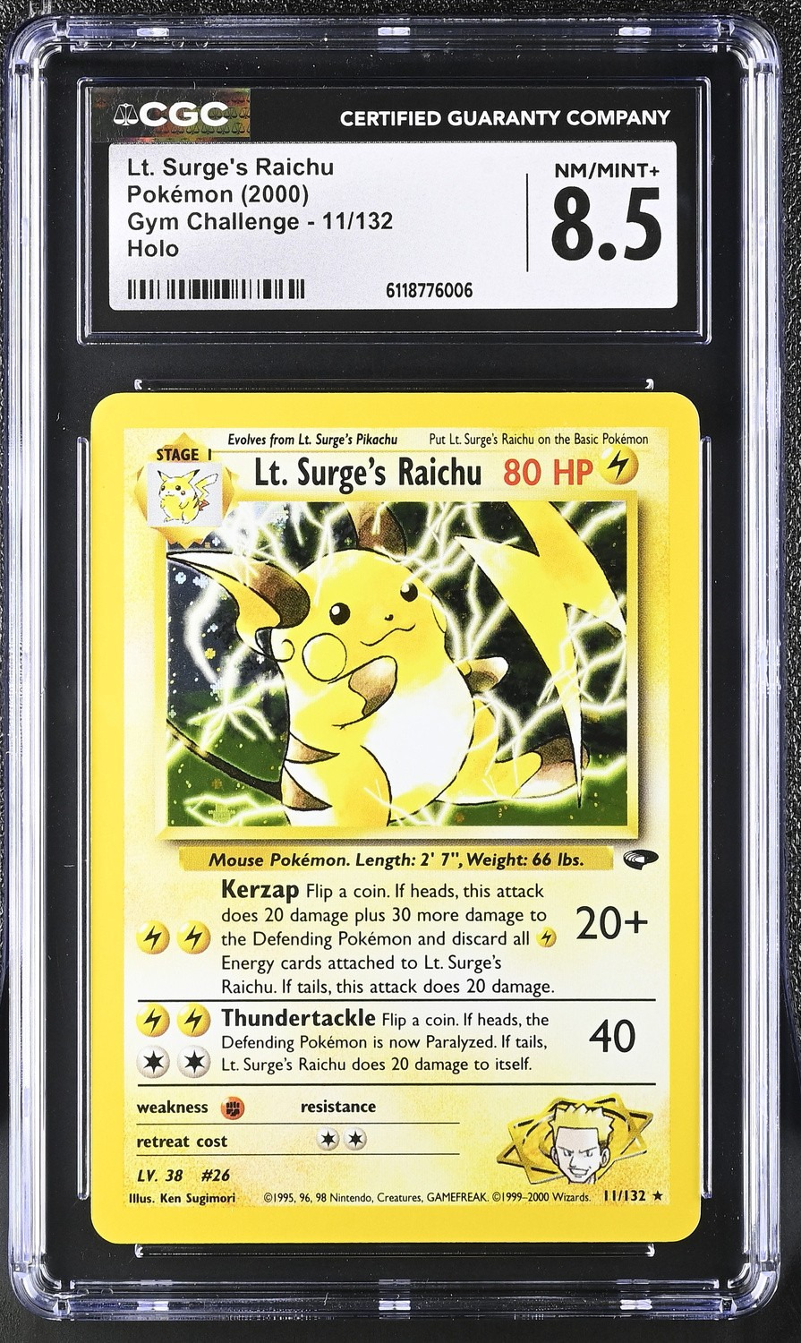 Lt. Surge's Raichu