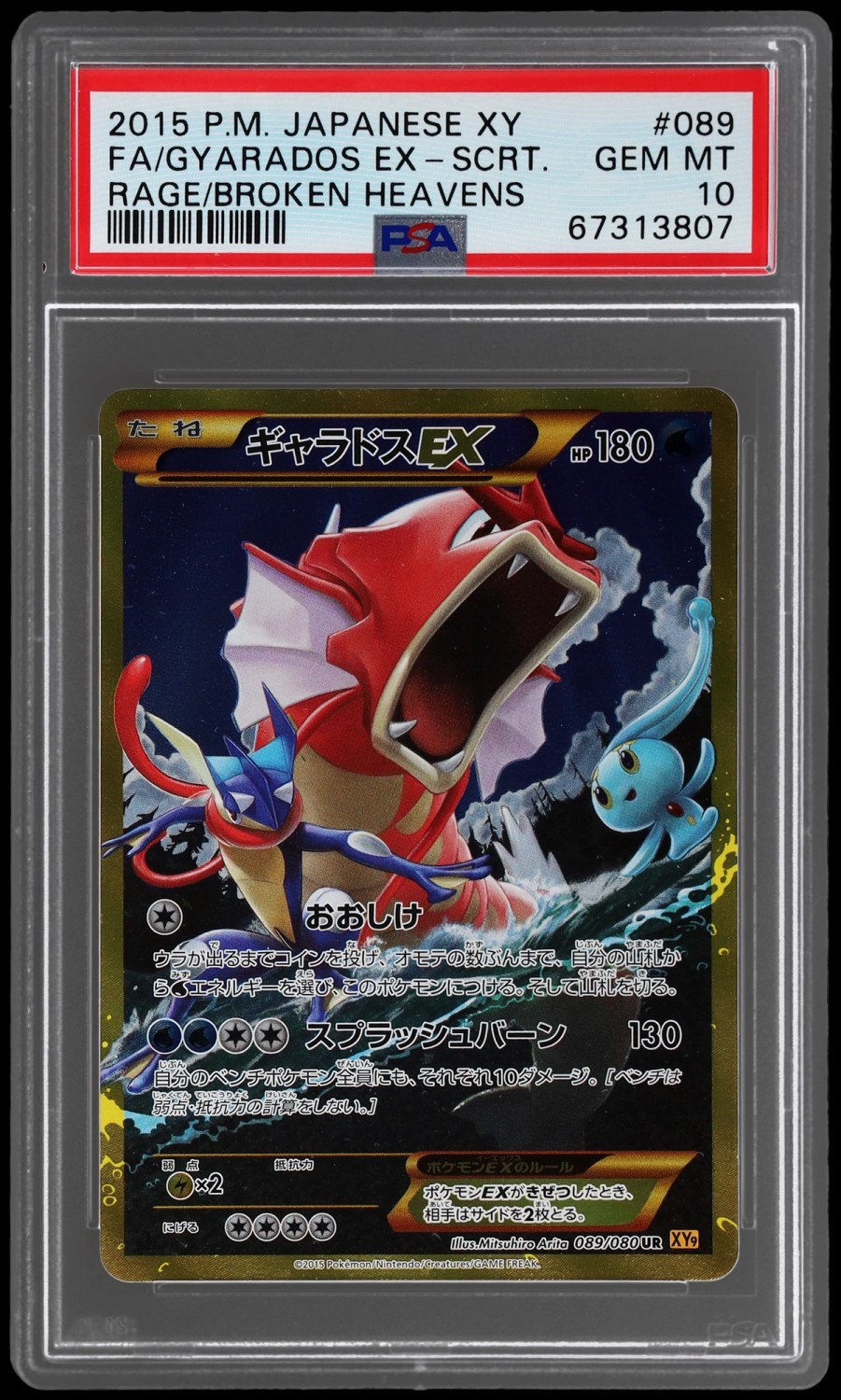 FA/GYARADOS EX-SCRT.