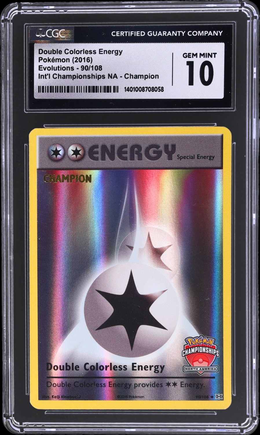 Double Colorless Energy