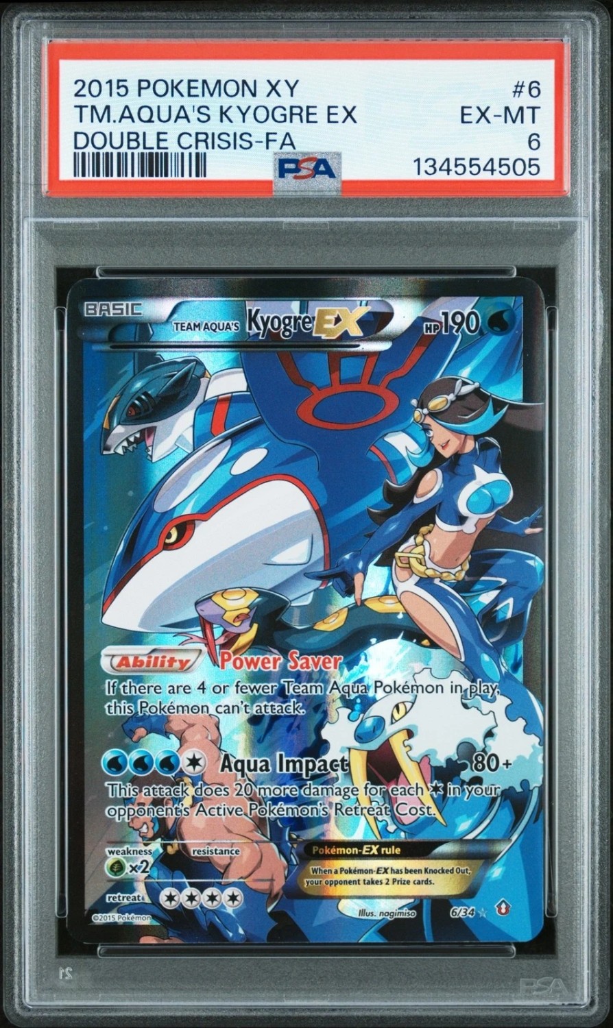 Team Aqua's Kyogre EX