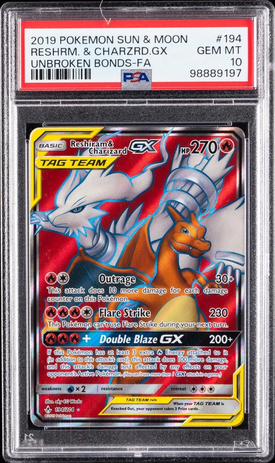 Reshiram & Charizard GX