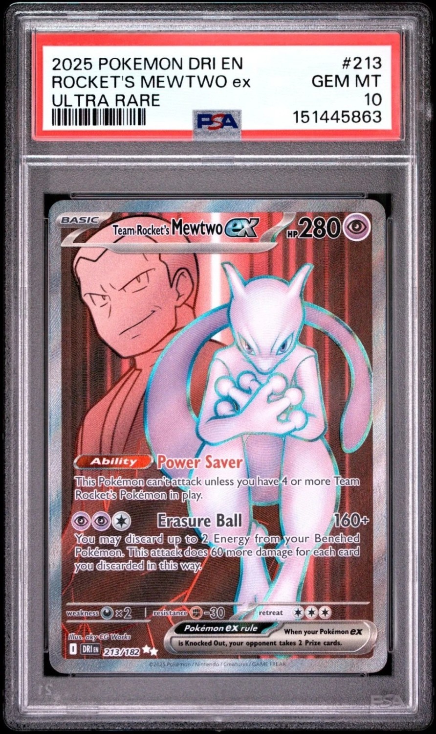 ROCKET'S MEWTWO ex