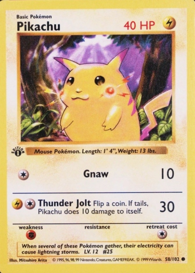 Red Cheek · Non-Holo · 1st Edition
