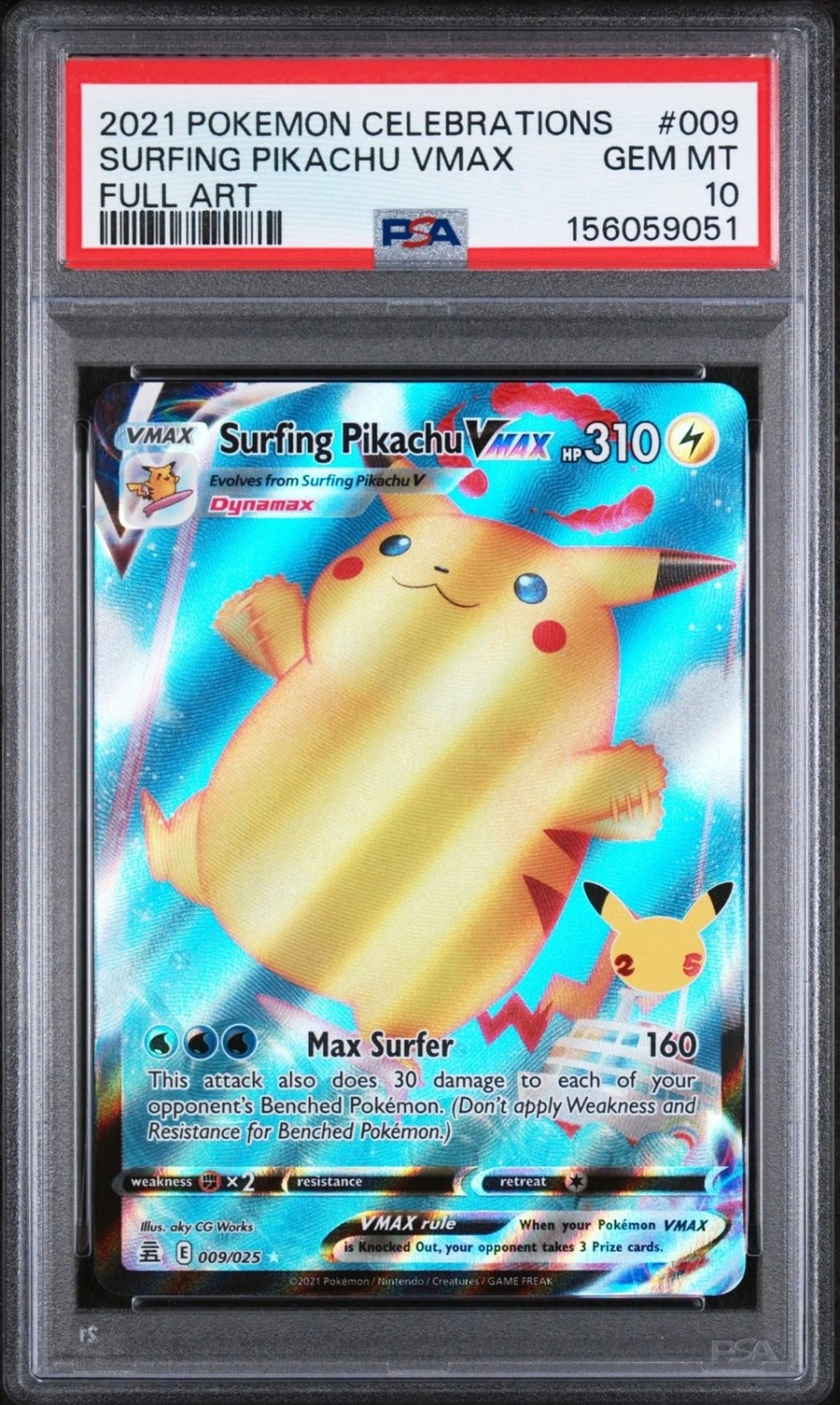 Surfing Pikachu VMAX