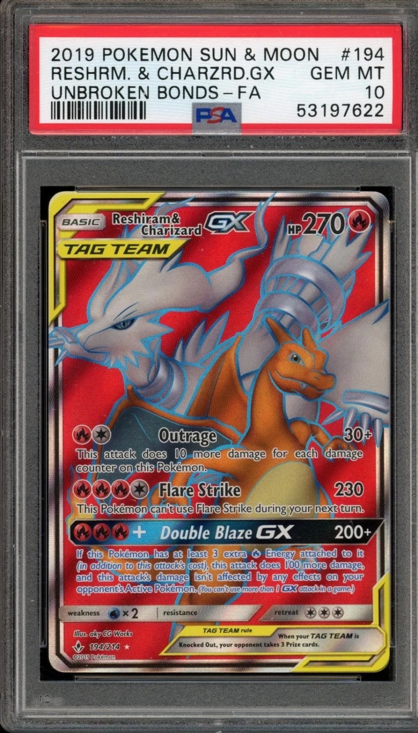 Reshiram & Charizard GX