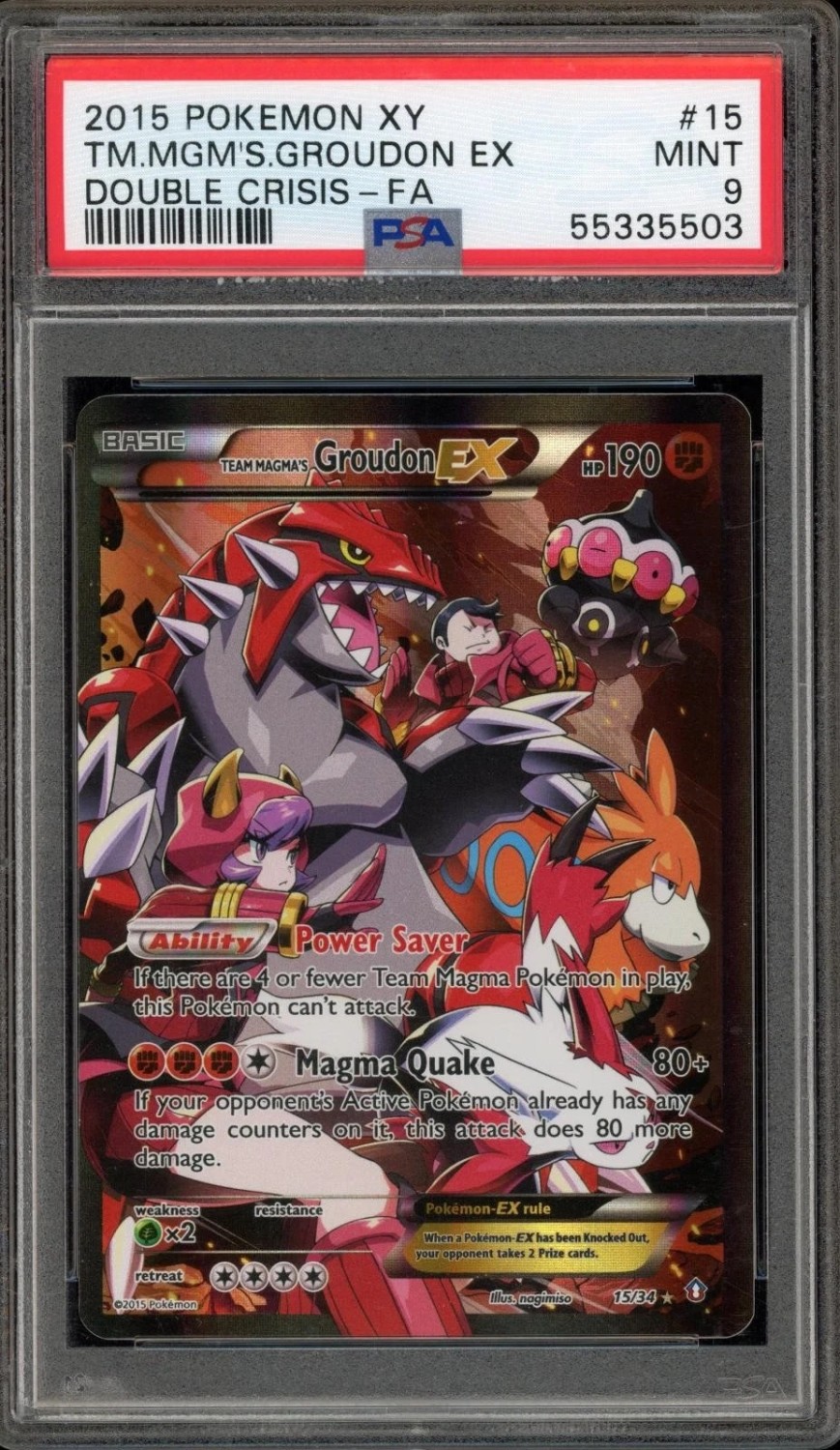 Team Magma's Groudon EX