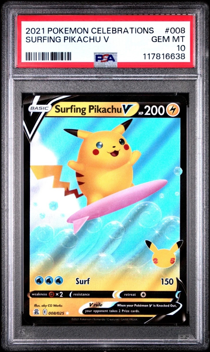 Surfing Pikachu V