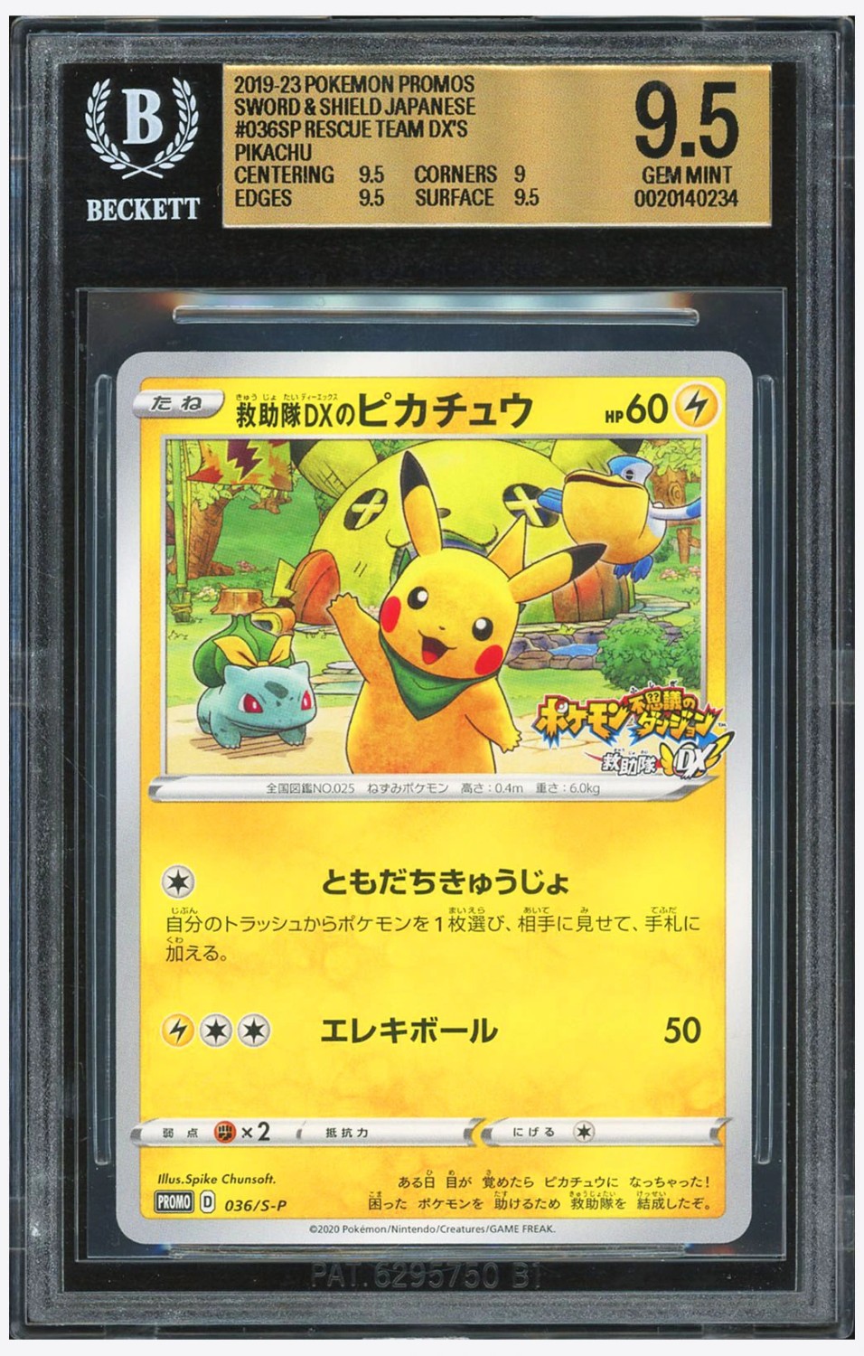 Rescue Team Dx's Pikachu