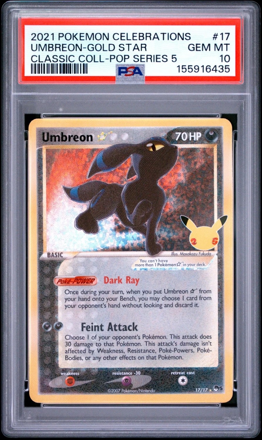 Umbreon-Gold STAR