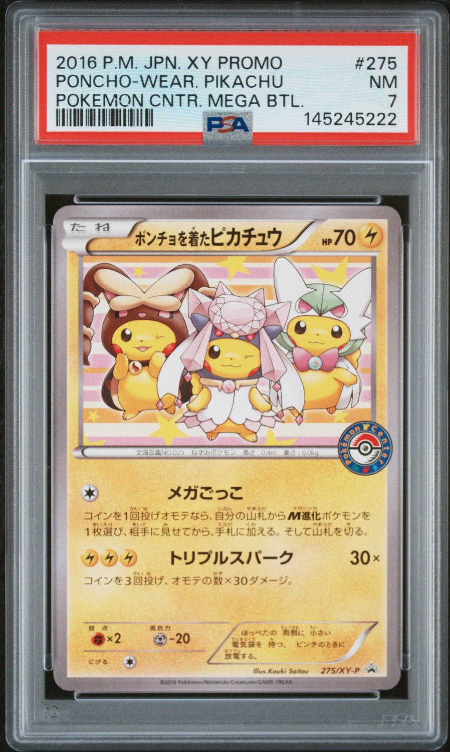 Poncho-Wear Pikachu