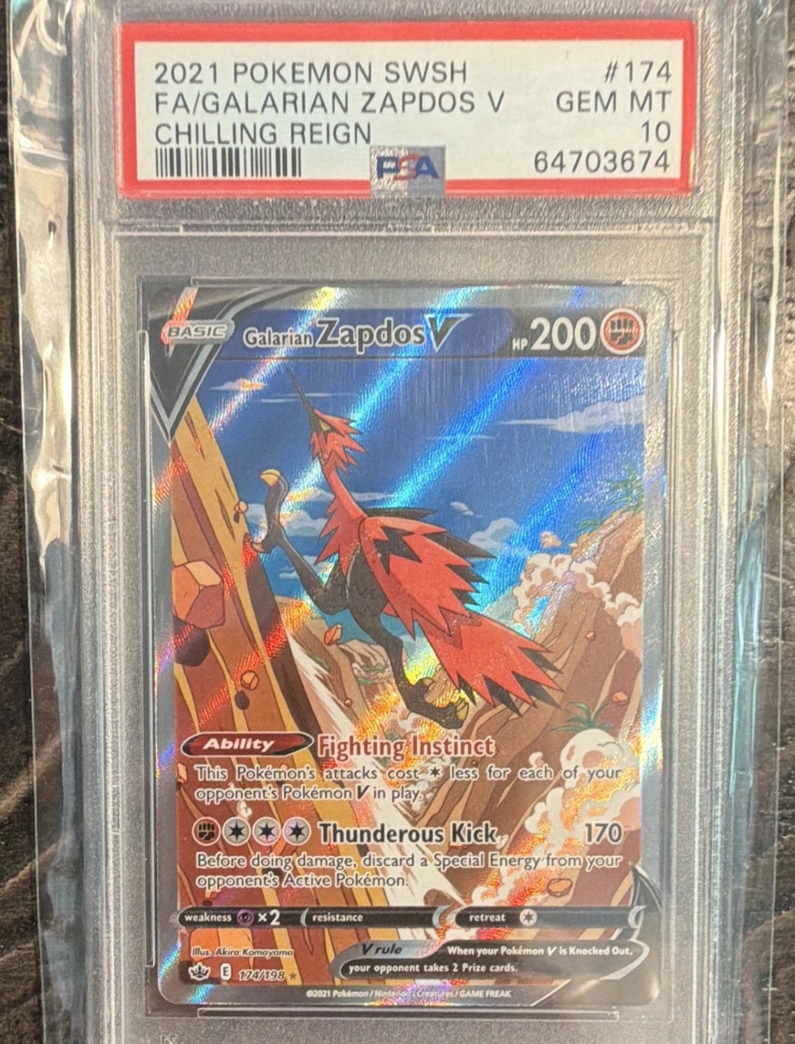 Galarian Zapdos V