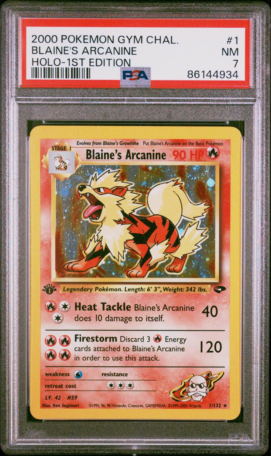 Blaine's Arcanine
