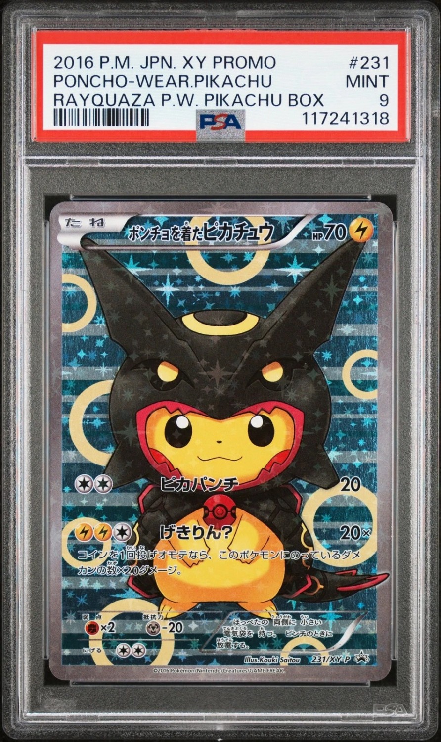 Poncho-Wearing Pikachu