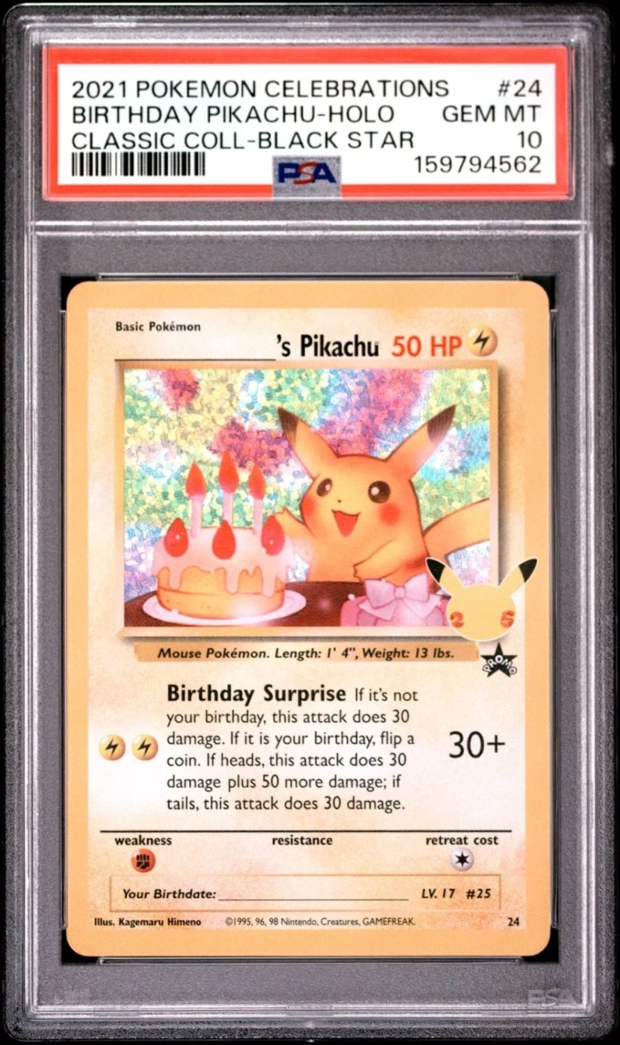 Birthday Pikachu